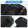 UXCELL No.1210224020 Engine Oil Pan Oil Pan Sump Transmission Oil Pan for Toyota RAV4 2019-2023 Aluminum Alloy Black