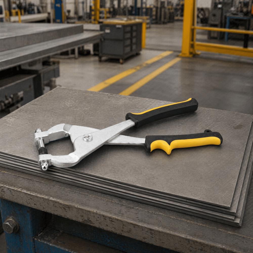 3.27mm Hole Punch Punch Pliers Rubber Handle Ceiling Grid Pliers  Metal Sheet Decoration