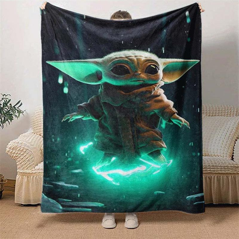 1pc Star Wars Printing Blanket - Soft, All-Season Throw for Office Blanket, | Personalized Gift with Adorable Cartoon Design