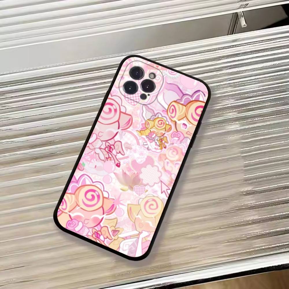 Game C-Cookie R-Run Kingdom Phone Case For iPhone 17,16,15,14,13,12,11 Plus,Pro Max,XS,Soft Black Cover