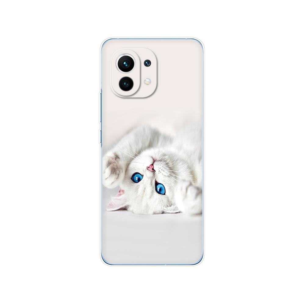 Pro xiaomi Mi 11 / Mi 11 Lite 5G NE 4G / Mi 11i / Mi 11 Ultra Case Phone Zadní kryt pro xiaomi11 i 11 Lite Xiomi Mi11 Silicon TPU