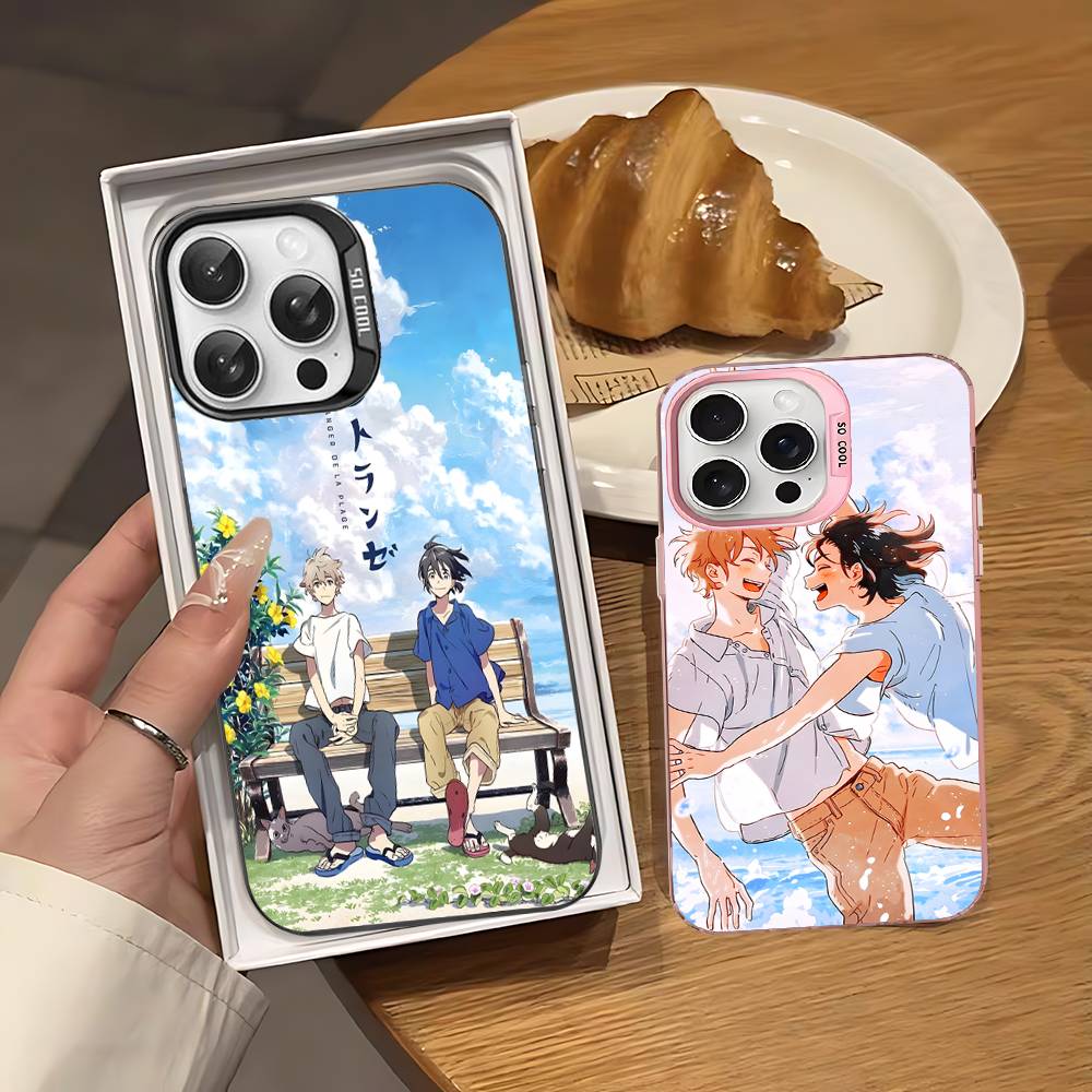 Anime Movie Umibe No Etranger Phone Case For IPhone 16 15 14 13 12 11 17 Pro MAX Plus Pro Matte Shockproof Cover