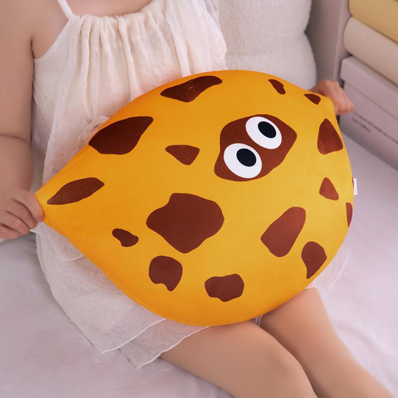 Soft Creative Biscuit Shape Plush Cookie Pillow Home Office Sofa Decoration Comfortable Dessert Toys Happy Funny Birthday Gift