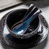 2Pcs Mini Porcelain Spoons Rustproof Smooth for Soup Dessert Coffee Home Eating Spoons Household Spoon4