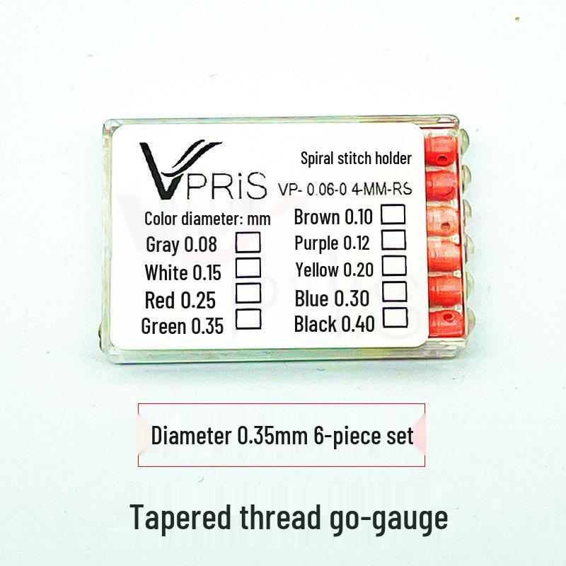 Threaded 0.05mm Ultra-Fine Steel Nozzle Cleaning Needle for Go-No-Go Gauge Valve