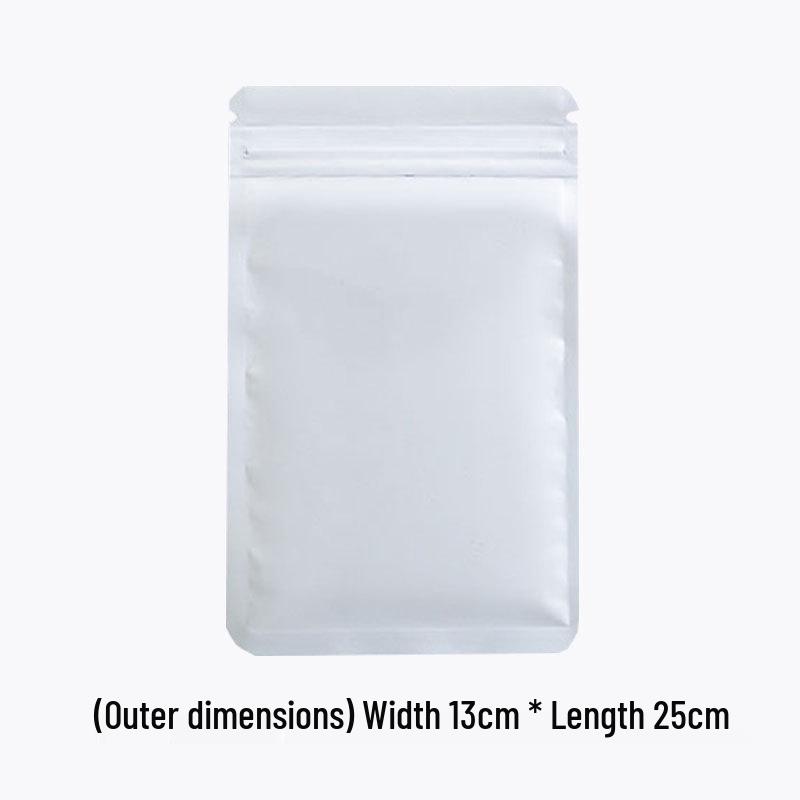 Double-Sided Frosted Aluminum Foil Self-Sealing Opaque Packaging Bag for Colored Ornaments