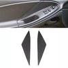 2pcs Carbon Fiber Door Panel Sticker Cover Trim For Ford Mustang 2001-2004