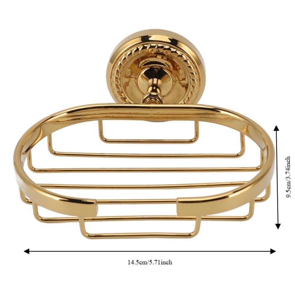 Copper Soap Holder Twist Design Soap Dish Durable Soap Basket  Bathroom Shower Kitchen
