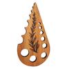 1/2Pcs 8-Hole Herb Stripper Tool Wooden Quick Kale Chard Vegetable Leaf Stripping Tool Stem Remover Separator Kitchen Gadgets