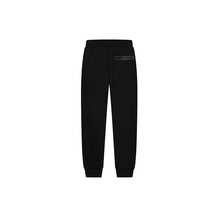 New FILA Knitted Sweatpants Men's Jet Black F11M132656F-BK