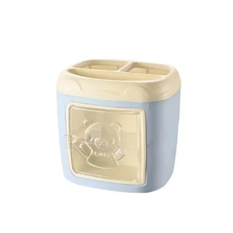 1pcs Creative Cartoon Multi Grid Pen Holder Student's Favorite Multifunctional Storage Box with Grid Desktop Stationery Box