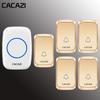 5-in-1 Long-Range Waterproof Wireless Doorbell with Remote Control, 58 Melodies, 4 Volume Levels, and Memory Function.