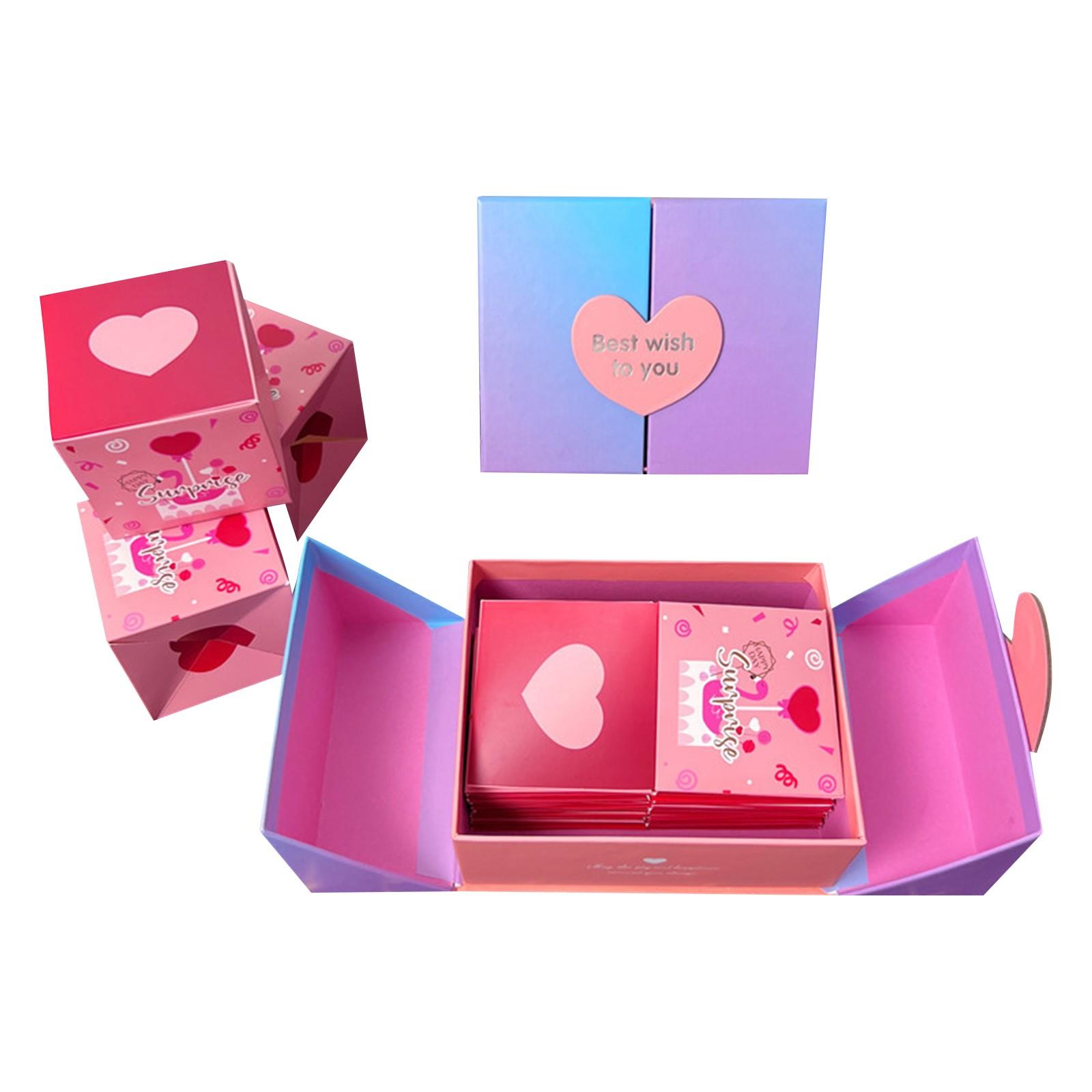 

Сюрприз Bounce Box Подарок на День святого Валентина День рождения Bounce Box Красный конверт Украшение Подарочное украшение красный