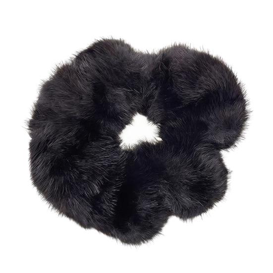 

Women Hair Rope Large Size Plush Hair Scrunchies Comfortable Fit No Pulling Warm Hair Band Hair Accessories чорний