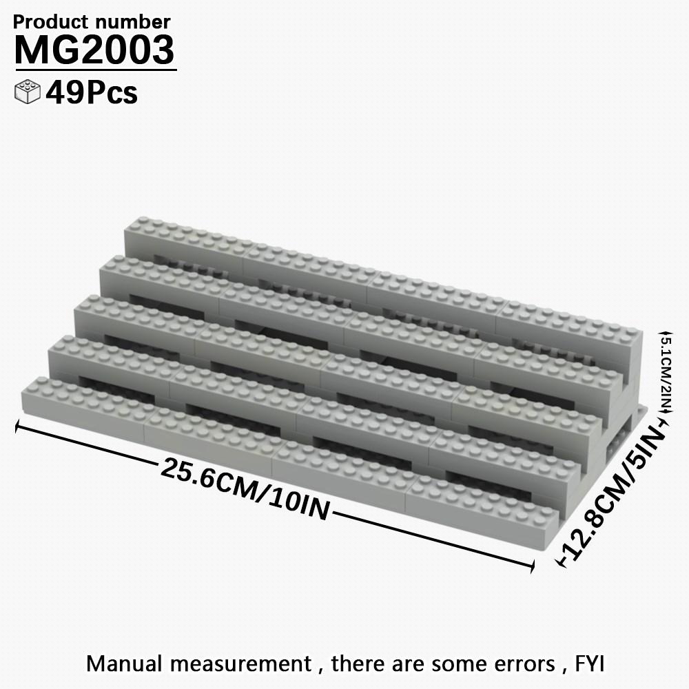 MOC Stand Movie Anime Military Action Figure Display Stands Box Blocks Compatible 75257 05007 75105 High-Speed Championed Block Bricks Toys Playsets