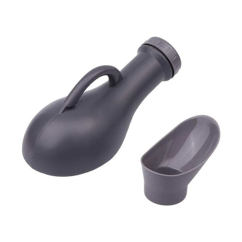 1000ml Taşınabilir Kalın Mobil Pisuar Açık Hava Kampı Araba İdrar Şişesi Kadınlar Erkekler Seyahat Pisuarı İşeme Şişesi