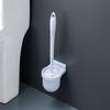 Classic Solid Color Wall-mounted Cleaning Toilet Brush Set Wall-mounted Punch-free Creative Household Items To Remove Stains