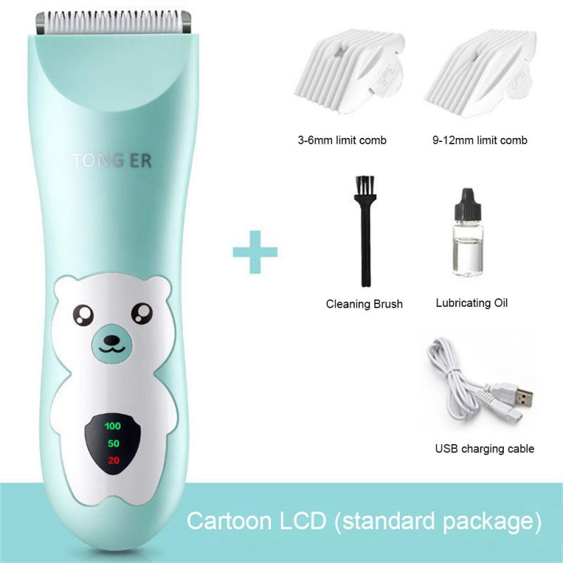 14.5 * 4.5 * 5cm Dziecięca Maszynka Elektryczna Mocna Elastyczność Elektryczna Maszynka do Włosów Maszynka do Włosów dla Niemowląt Ceramiczne Ostrze Nie Nagrzewa się