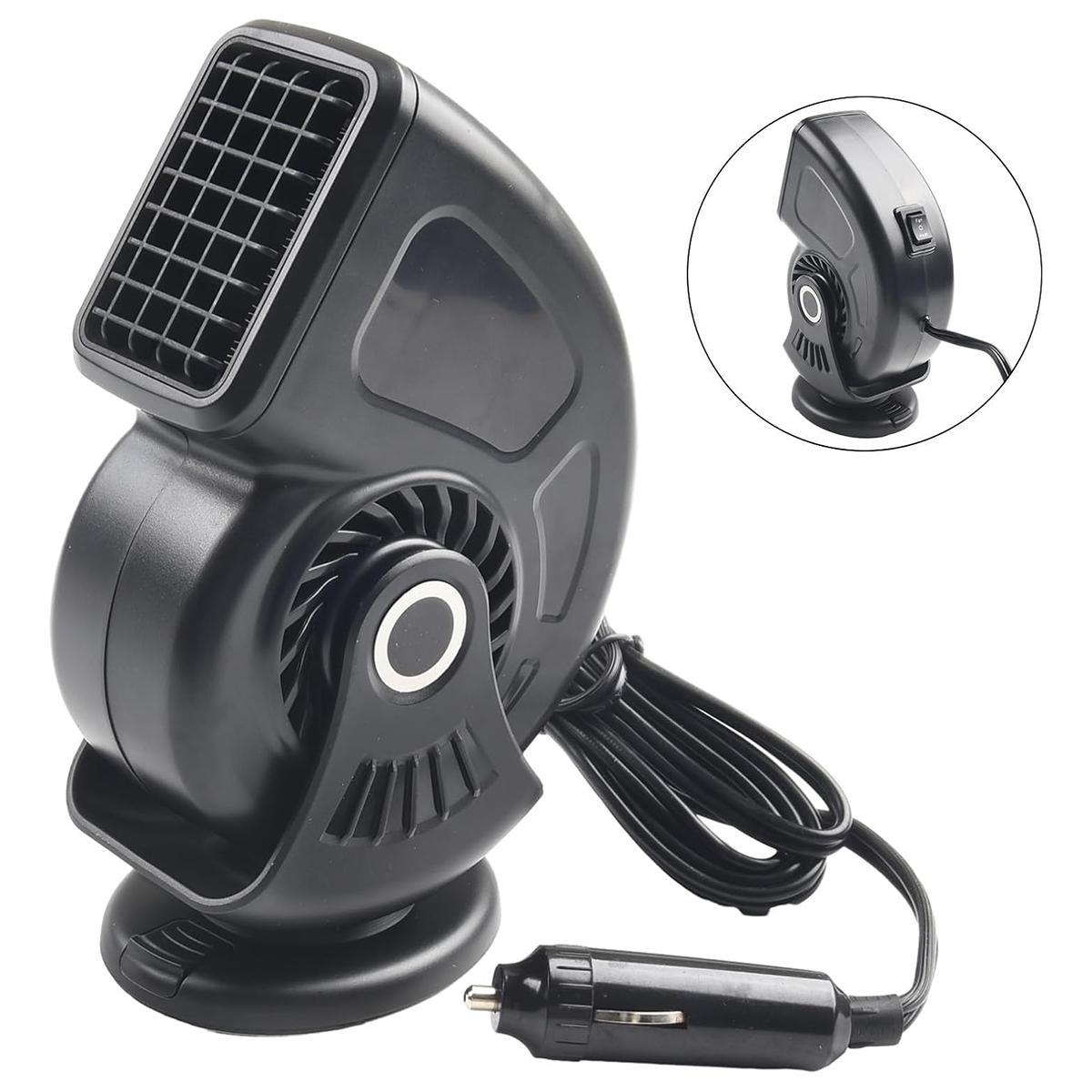 

24V Car Heater Windshield Defrosting Defogging Vehicle Interior Heating Fan Red
