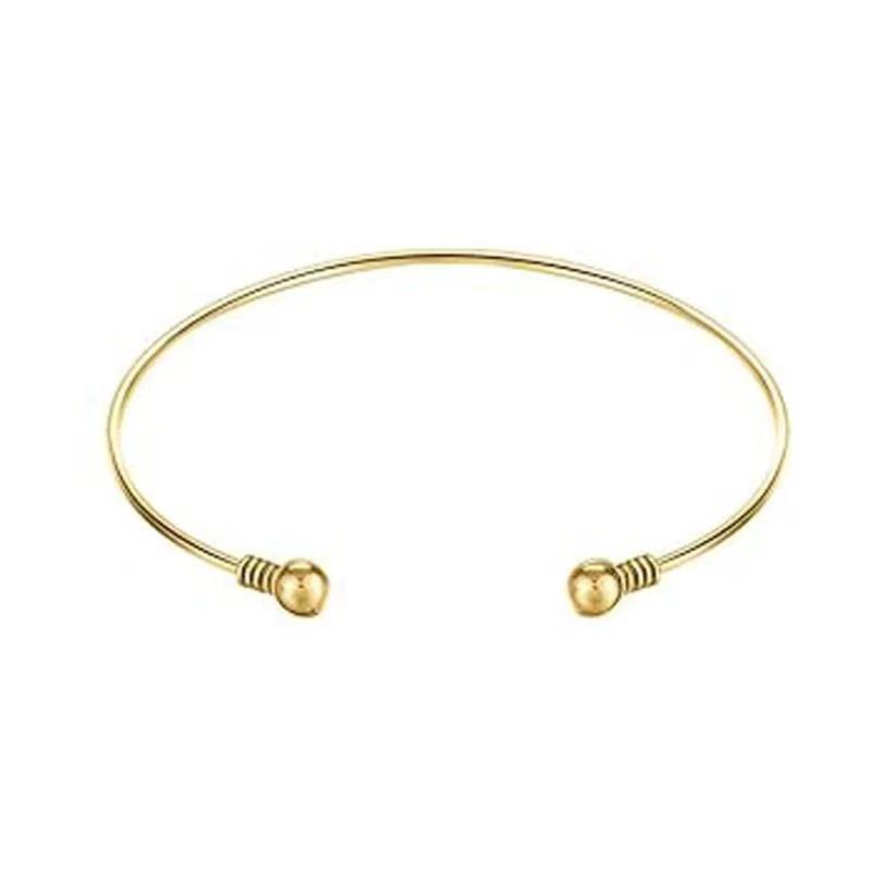 Geometrisches Metall-Armband-Set: Übertriebene Blätterarmreifen, sechsteiliges offenes Design