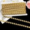 1 M Rhinestone Trim Chain Decoration Sew On Crystal Chain Clothing Shoes DIY Accessories