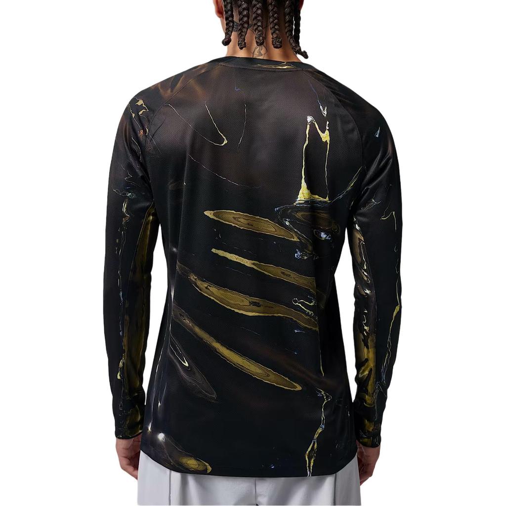 Maglia Replica a Maniche Lunghe Stadio Air Jordan PSG Paris Saint-Germain 2026 'Night Edition' da Uomo IB3146-011