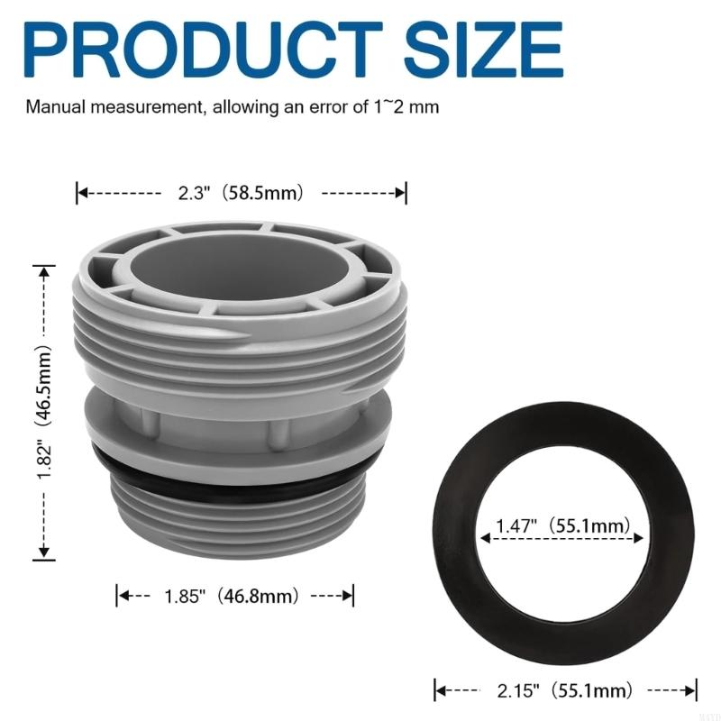 Pool Hose Adapter Conversion Swimming Pool Filter Hose Connector Waterproof Pool Hose Adapter Connection M4YD