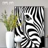 Abstract Black And White Zebra Canvas Painting Wall Art Pictures For Living Room Modern Home Decor Pop Posters And Prints HD