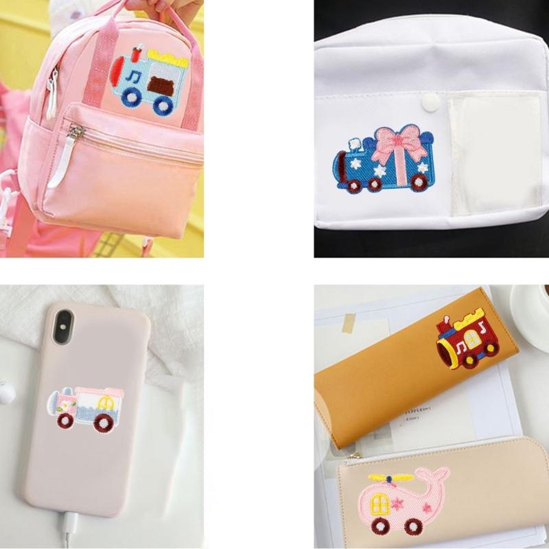 6 Pcs Lovely Toy Car Embroidered Patches Sew on Patches Cartoon Car Iron on Patches Clothing Patches Sewing Patches