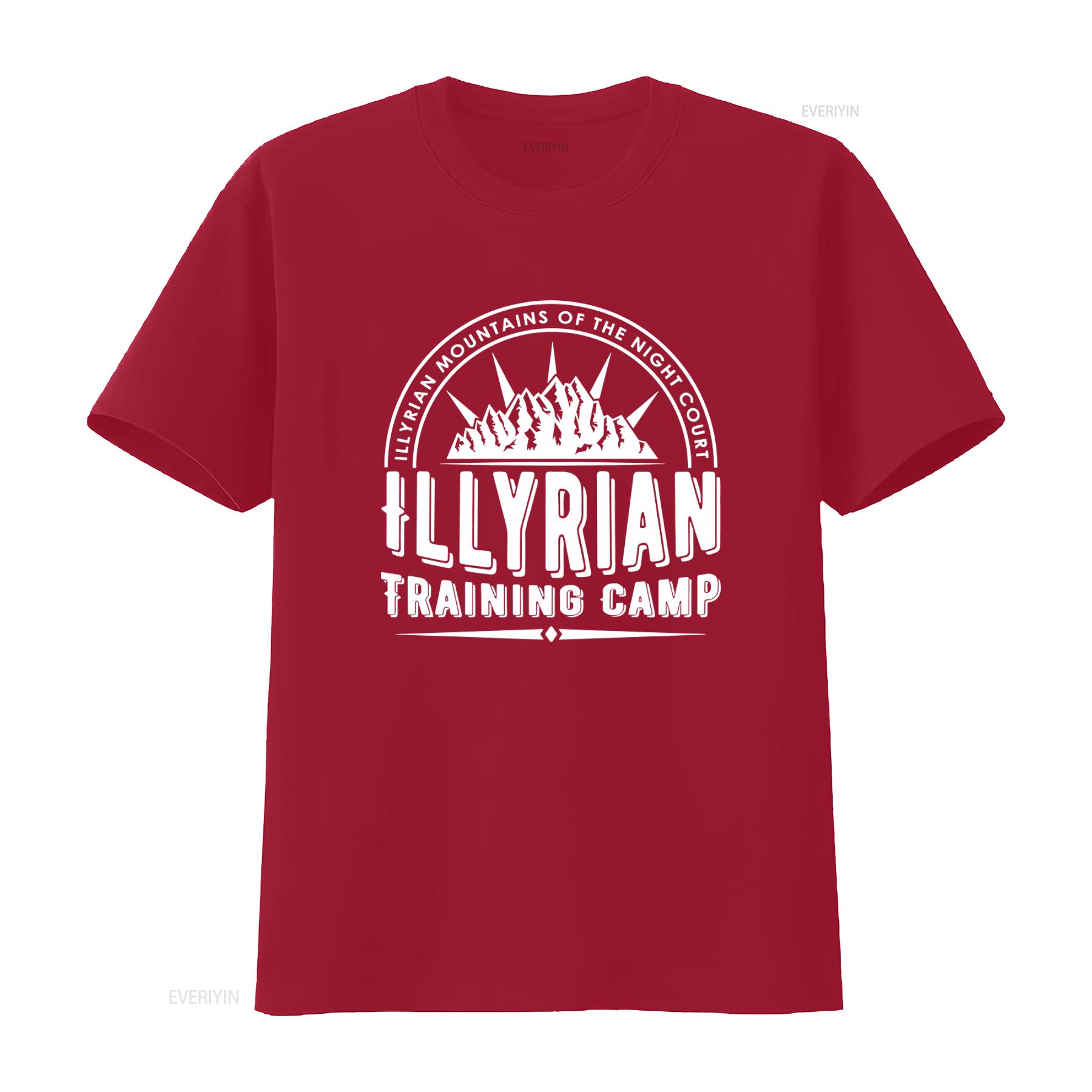 Illyrian Training Camp T Shirt A Court Of Thorns And Roses Inspired Design Acotar Velaris The Night City Starlight Print S