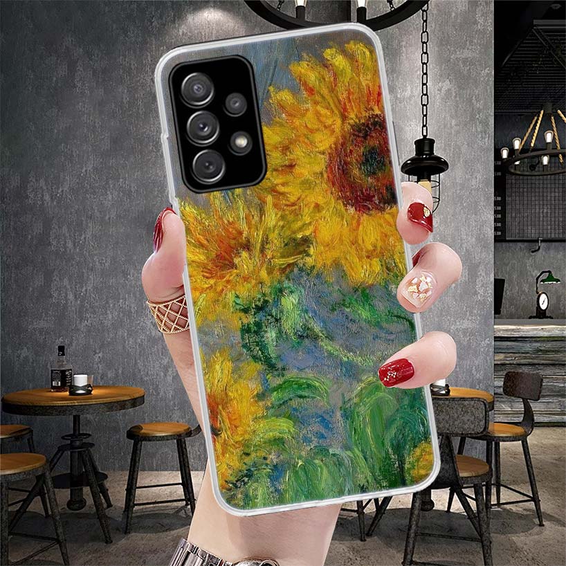 Van Gogh Oil Art Painting Soft Phone Case For Samsung Galaxy S22 S23 S24 S25 Edge S26 Ultra S20 FE S21 Plus + Fundas Coque Galax