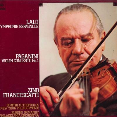 LP Record ZINO FRANCESCATTI, DIMITRI MITROPOU - Lalo: Symphonie Espagnole / Paganin 23AC563 CBS SONY 1978 Japan Obi Classical Used