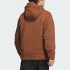 Adidas U Spa Fz Hd Sports Casual Fleece Hooded Jacket Unisex Jacket Dark-Brown JL8279