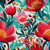 Outdoor Dekostoffe Oxford - Blumen - Dx2596