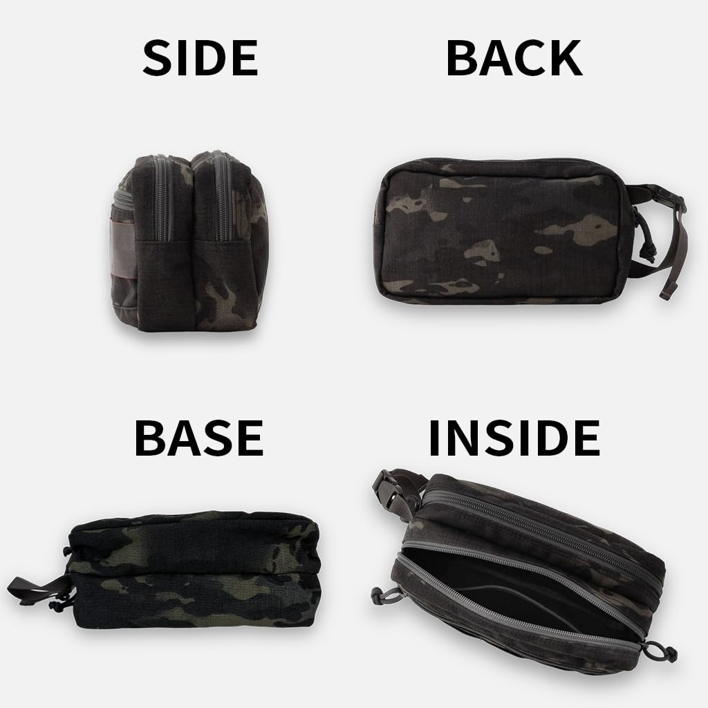 BRIEFING Turf Double Zip Pouch 1000D TURF DOUBLE ZIP POUCH NAVY Navy Golf Tote Bag F