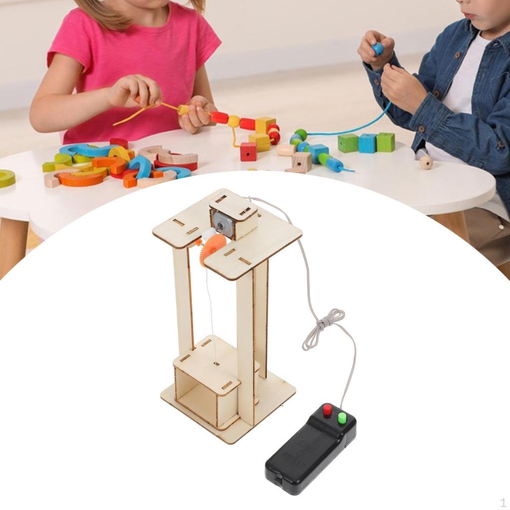 Wooden Building Kits, Kids Science Kits Birthday Gift, Hand Eye Coordination DIY Model,