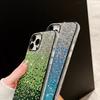 Suitable for Samsung S25 Gradient Rhinestone Phone Case S23ultra Starry Sky Full Diamond S24 Straight Edge S22 Luxury