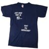 Vintage "What Part of NO Dont You Understand" Small Slogan T Shirt Blue