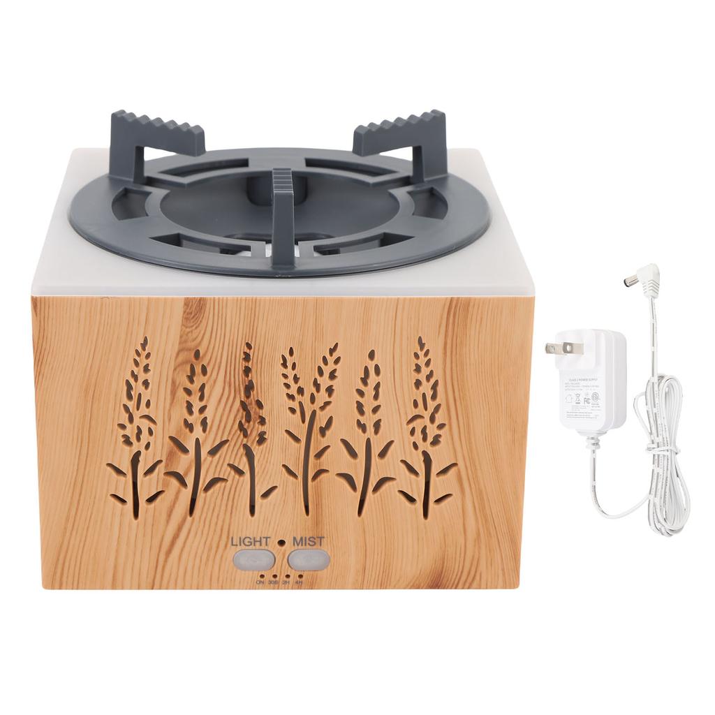 Flame Humidifier 400ml Aromatherapy Scent Diffuser Fragrant Oil Humidifier with Timer for Home