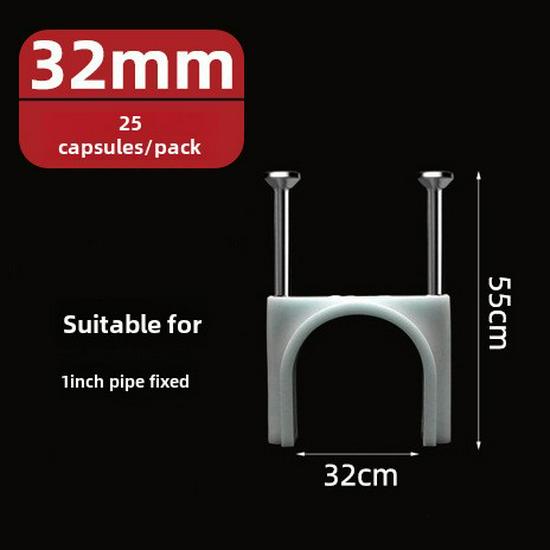 Clous en acier, fils et serre-câbles (4-50mm) - Pinces carrées et rondes en plastique/nylon