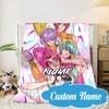 Custom Name KPop Fantasy Night Blanket bed sofa Blanket Flannel Blanket for Camping, Hiking, Picnic Essentials,gift for Fan family