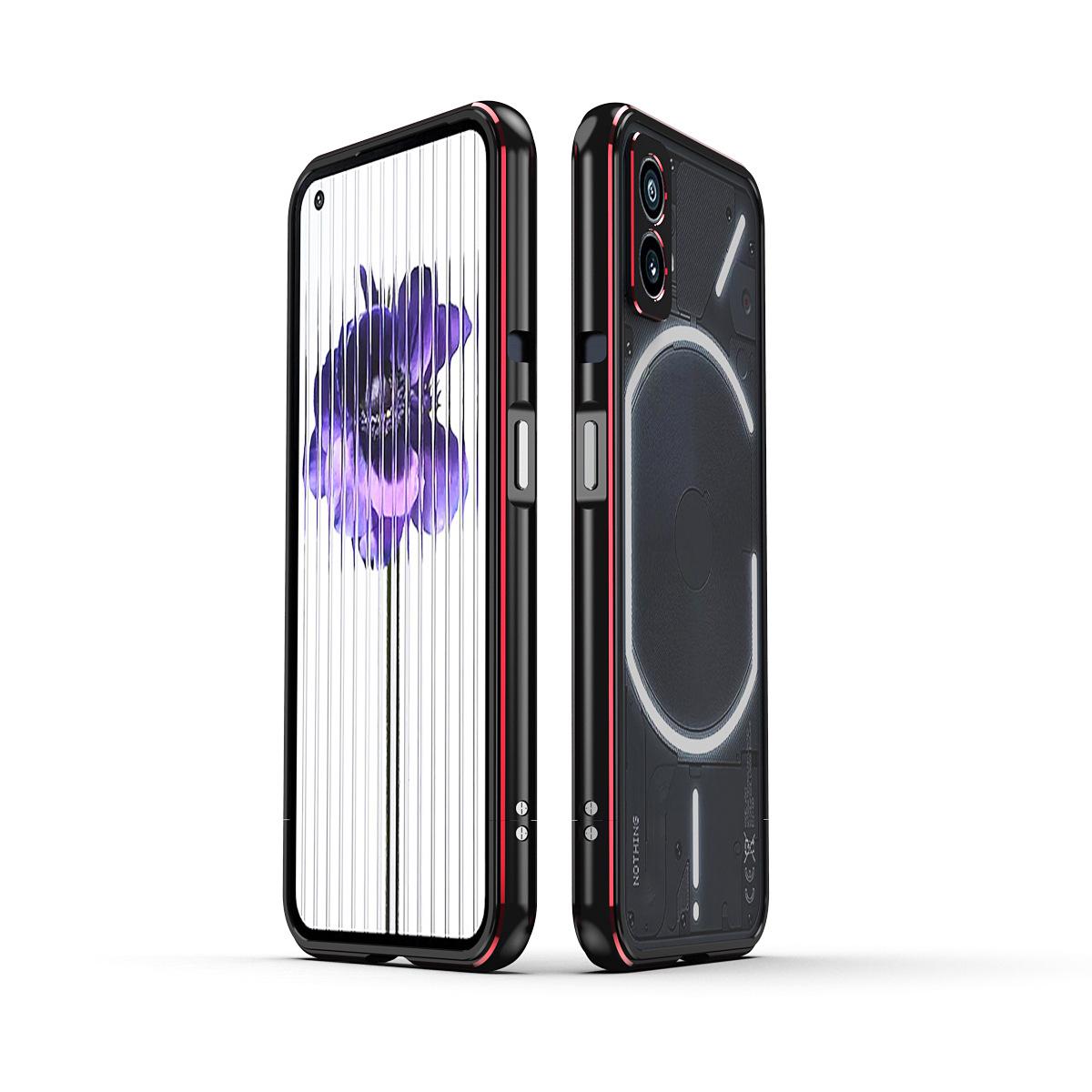 

Захисний чохол Aurora High-End з прозорою металевою рамкою для Nothing Phone 1 Phone1