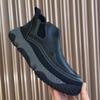 Men's Shoes 2025 New Soft-soled Soft-faced Leather Thick-soled Heightened Lightweight and Durable Non-slip One-pedal Leather Shoes Men's Sports