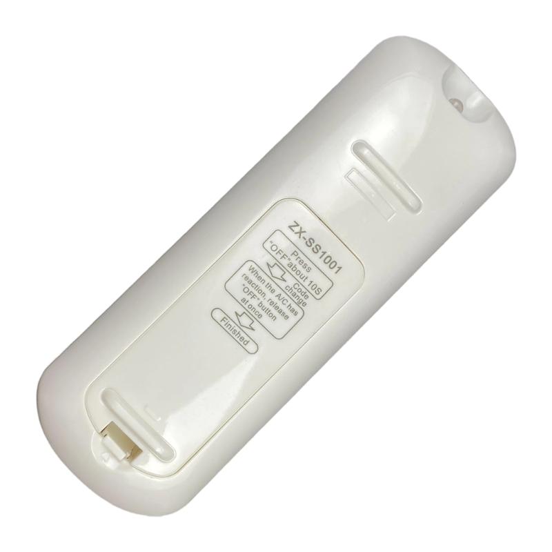 Ergonomic Air Conditioner Remote Controller For SS1001 Durability ABS Construction Long Ranges