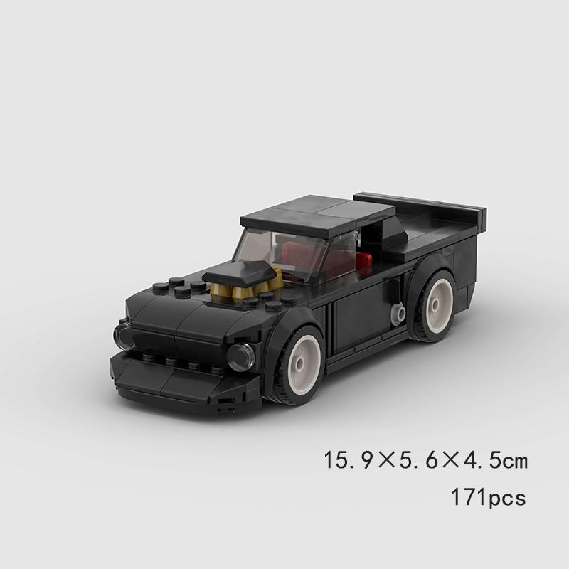 MOC Speed City Car Racer Classic Supercar Building Blocks Brick Racing Super Technique Creative Garage DIY Set Vehicle