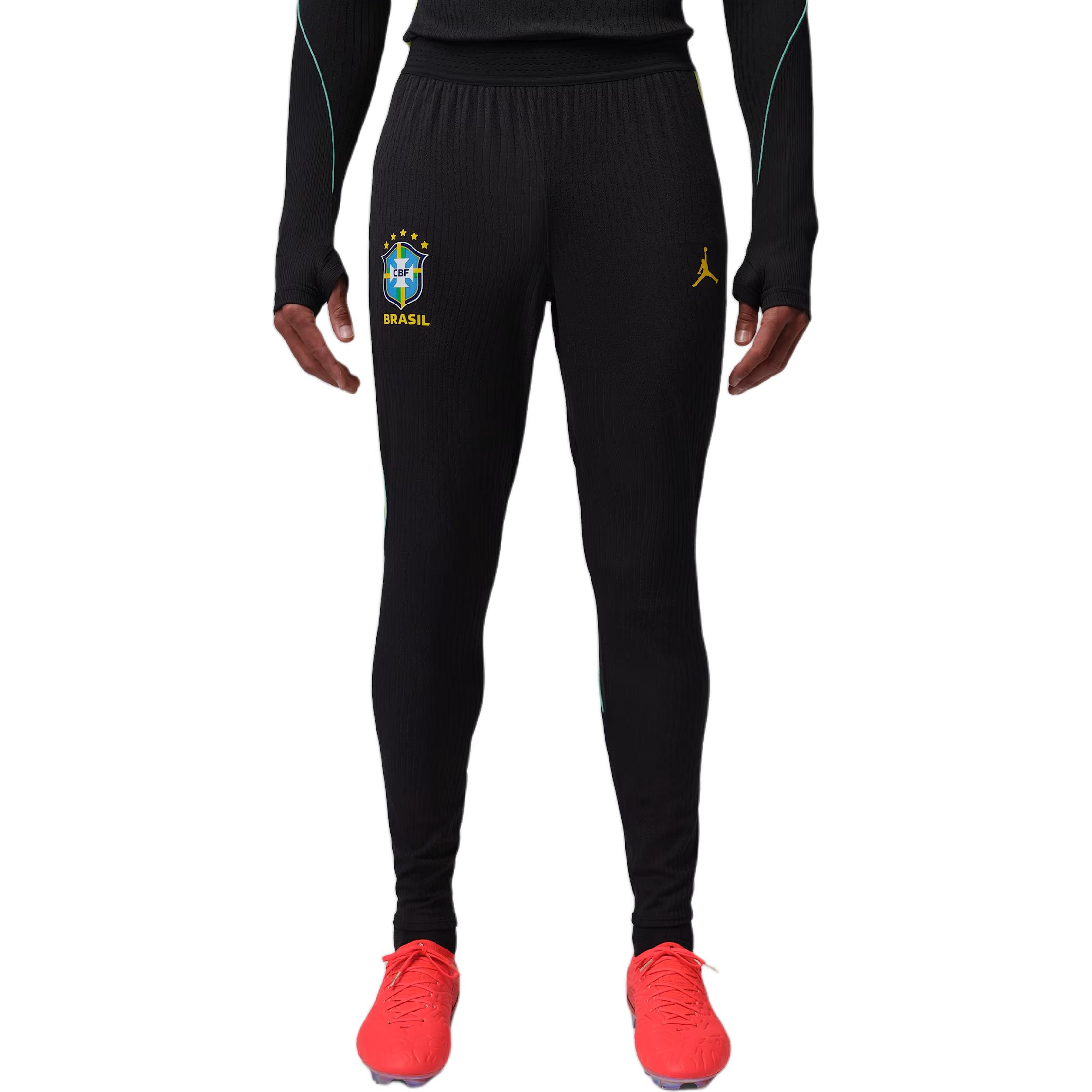 Jordan Dri-FIT ADV Brazil Strike Elite Moisture-Wicking Slim-Fit Knitted Soccer Pants Men bottoms IQ3301-010 XL