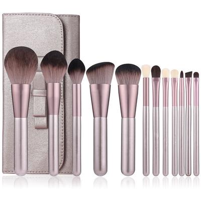 Foundation Brush, Loose Powder Brush, Eye Shadow Brush, 12-piece Makeup Brush Set, Soft Bristle Brush, Beauty Tools