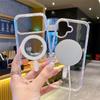 For Magsafe Magnetic Phone Case For iphone 17 17Air 11 12 13 Mini 14 15 16 Pro Max XR X XS 7 8 Plus Hard Transparent Back Cover