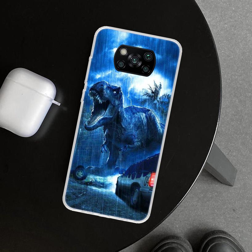 Jurassic Park Dinosaur World Phone Case Cover for Xiaomi Poco X6 X5 X7 Pro F7 Ultra Redmi 15C 15 13C 13 12C 12 10C 10 10A 9C 9A Redmi 10A