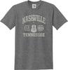 Nashville Tennessee Est. 1806 Guitar Distressed Unisex T Shirt (S-5X)